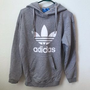 gray adidas hoodie